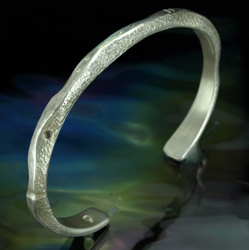 Cuff Bracelet, Silver 