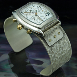 Silver Cuff Watchband